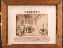 McVickers New Theatre 1872 London. Hamlet Cast photo. Edwin Booth included.