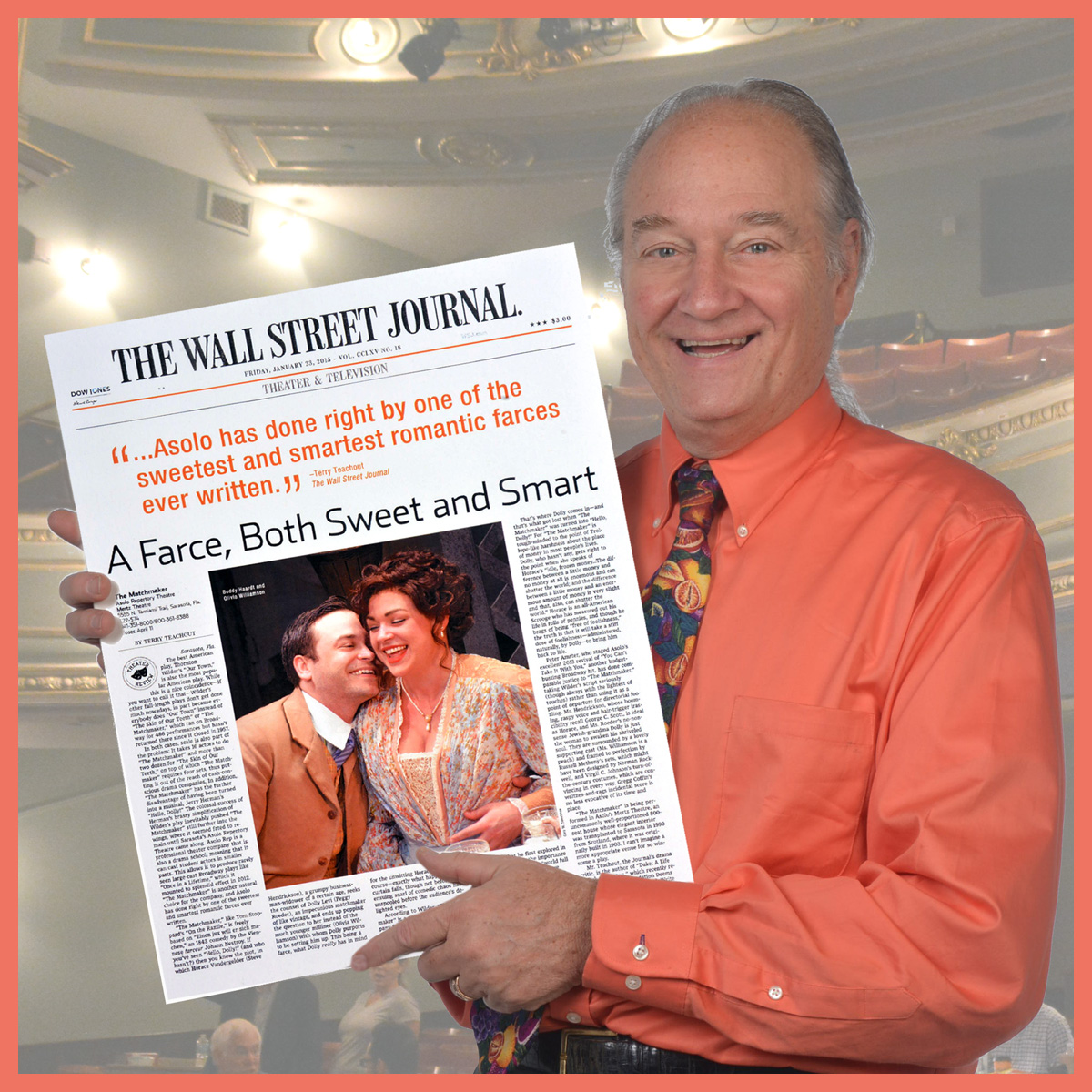 Matchmake Wall Street Journal Review Asolo Rep Theatre