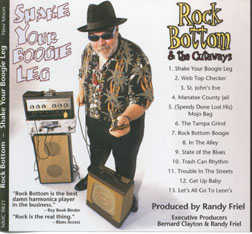 Rock Bottom Blue singer, photographer and photos for CD cover, CD art, Florid