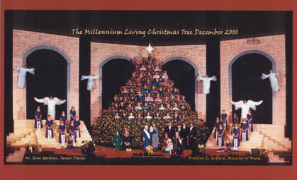 Living Christmas Tree Nazarene Bradenton Florida Christmas
