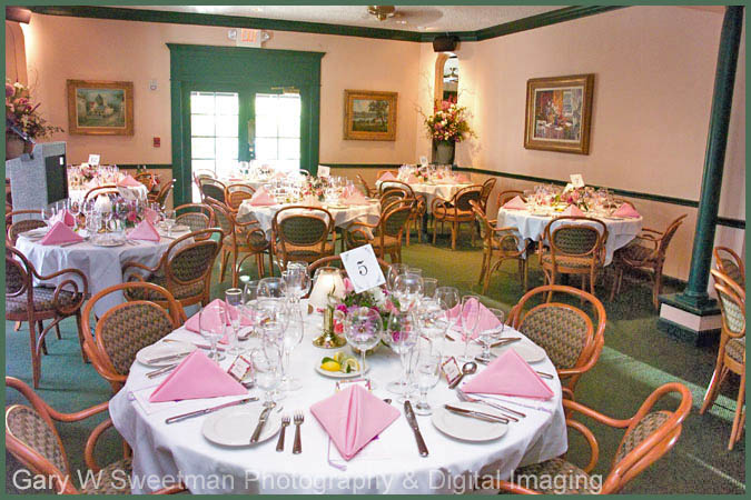 Bijou Cafe Sarasota private dining party setup