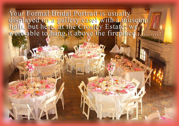 Crosley Estate wedding reception  main room tables Nellie's Deli