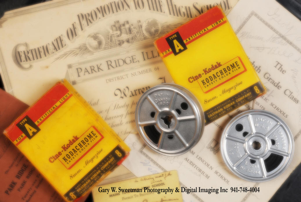 transfer your old 8mm, super 8, 16mm, VHS and Beta tapes to DVD.
